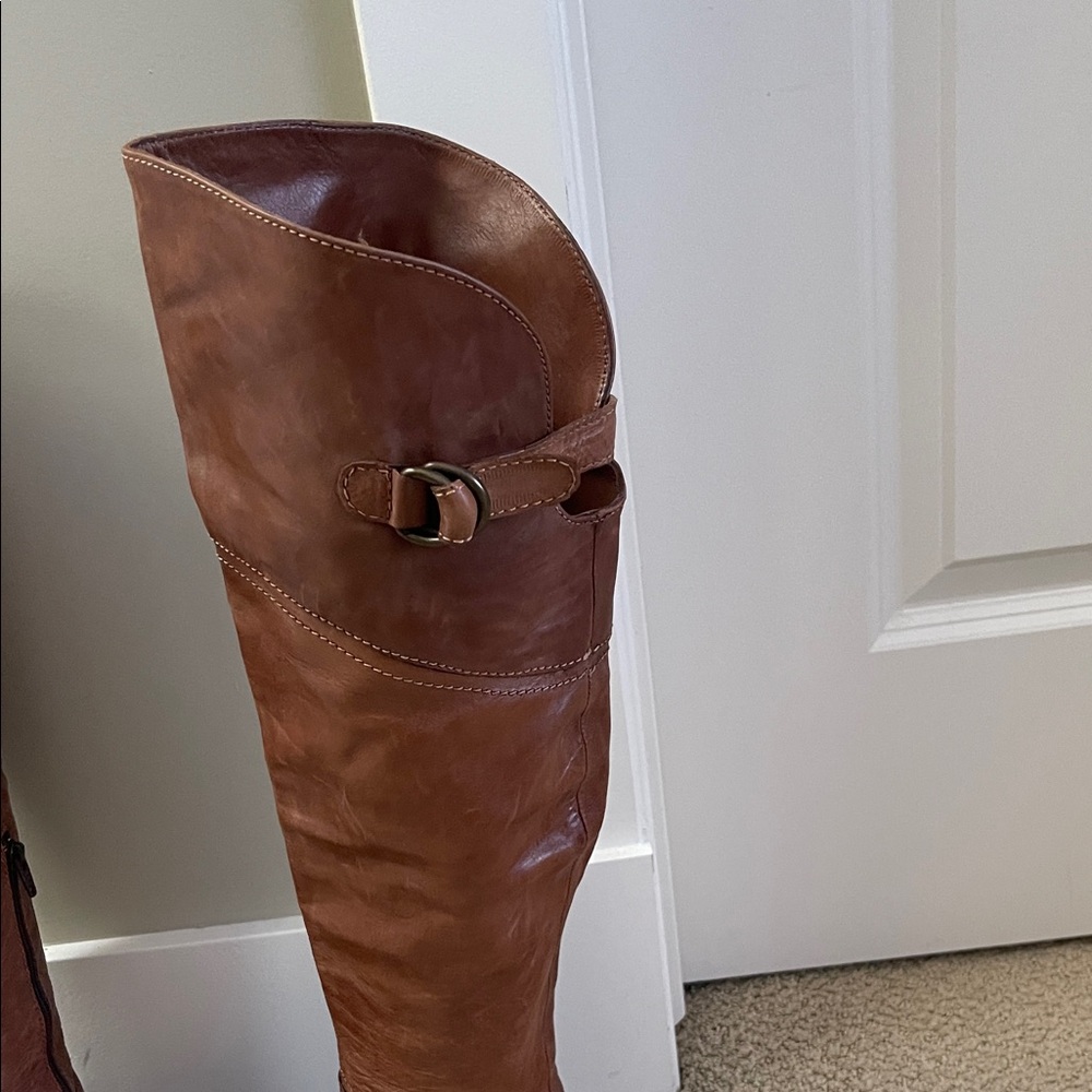 Brown Leather Riding Boots - Picture 4 of 6